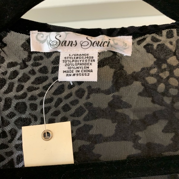 ❤️NEW S Black Stretch Duster Cardigan Jacket - Picture 6 of 7